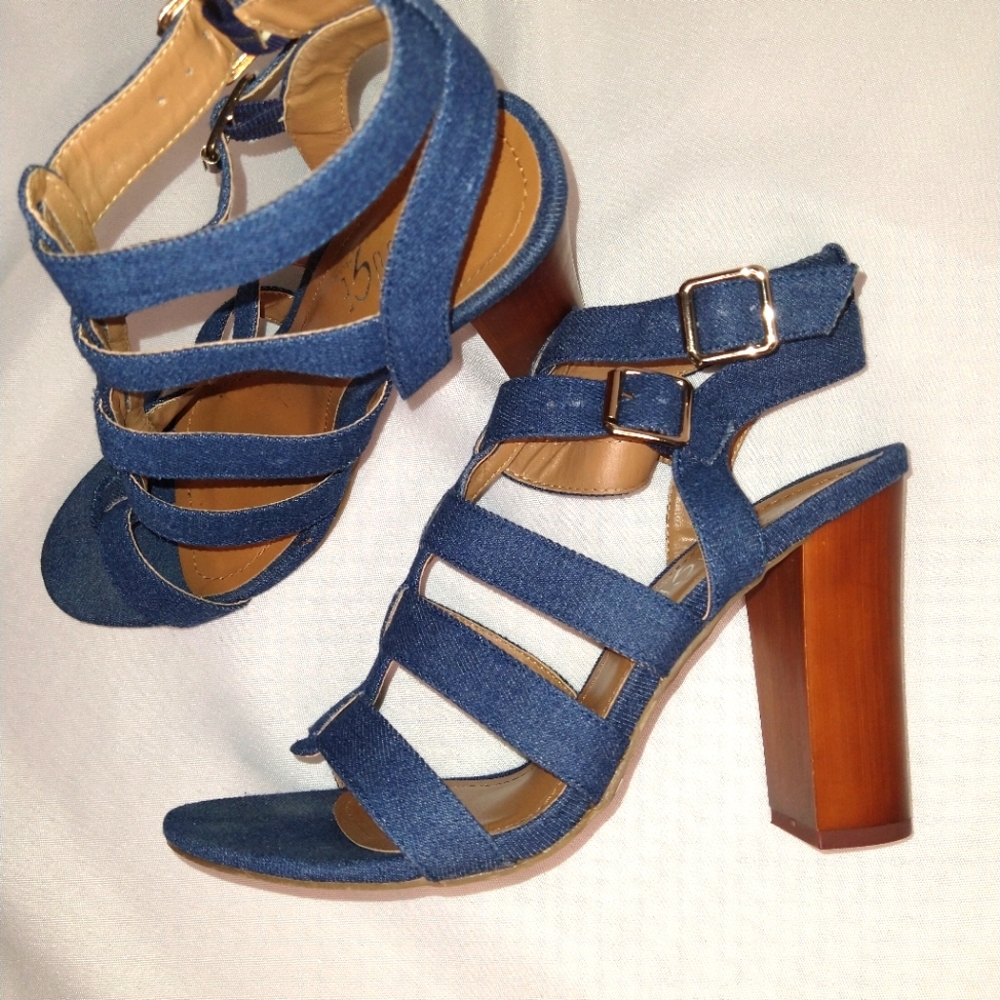 Denim Sandals